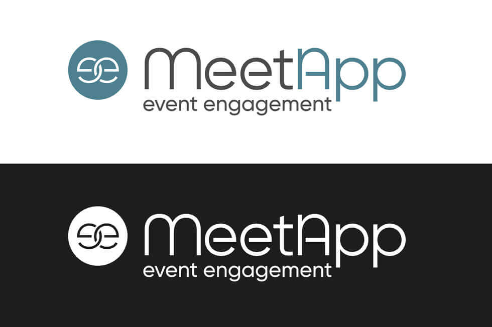 The final MeetApp logo created by Jennifer Gadus