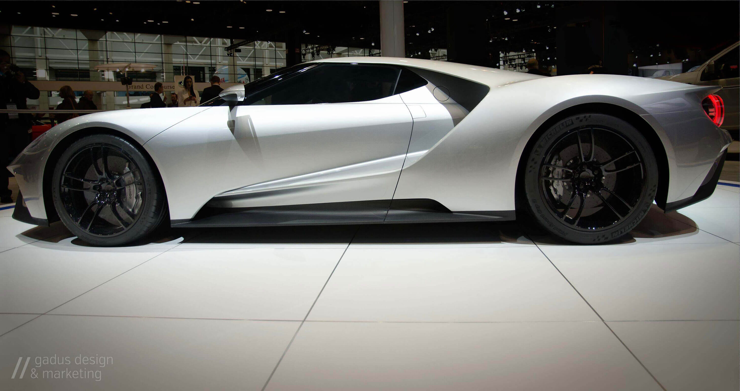 A photograph of the 2017 Ford GT, taken by Jennifer Gadus