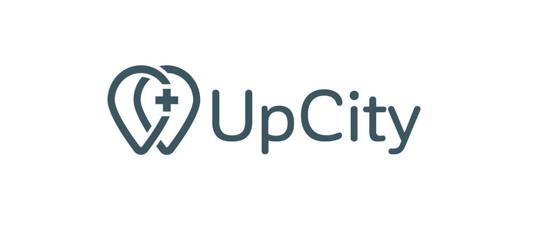 The pre-2019 original/old UpCity logo.